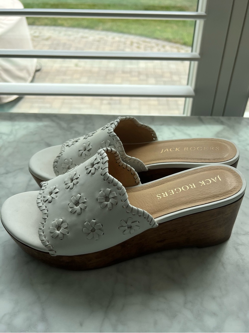 Jack Rogers Platform Wedge Slides - Picture 3 of 4